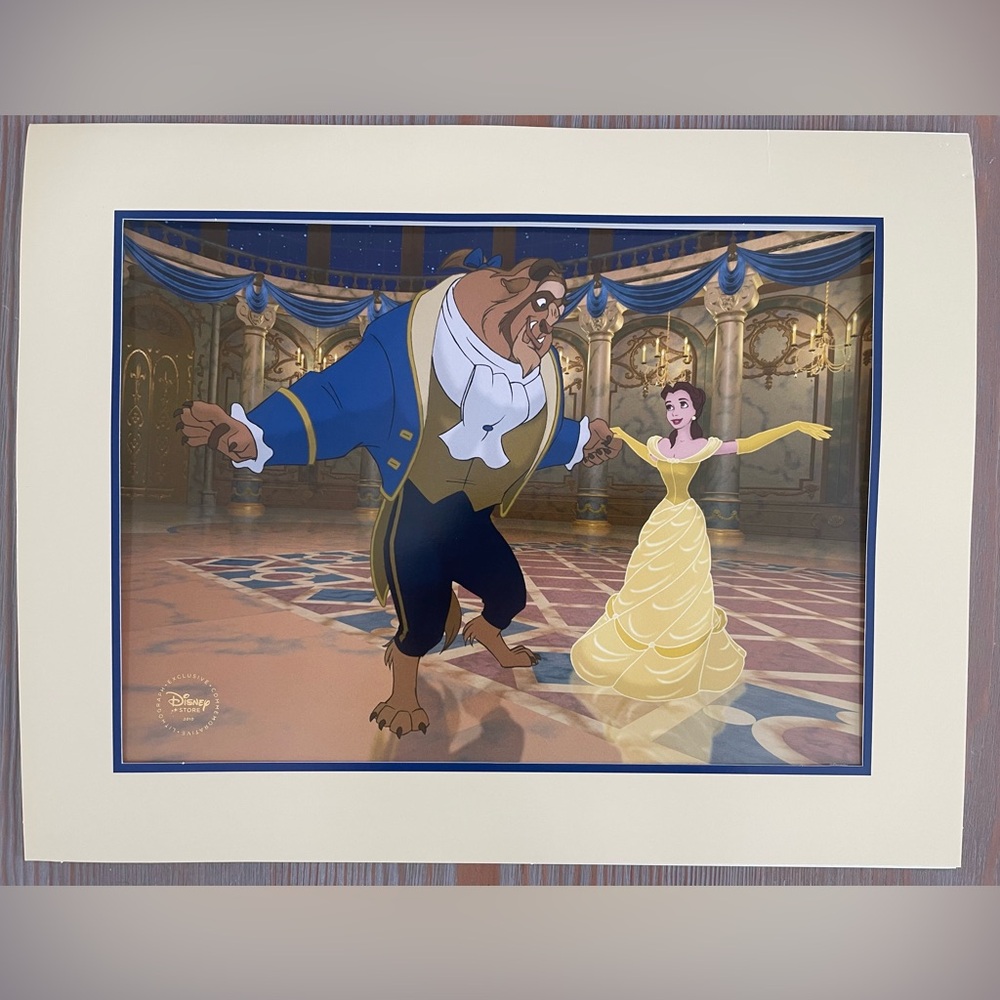 Disney Beauty & The Beast Lithograph Diamond Edition Print 2010